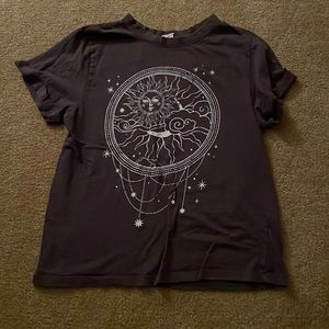 electric pink graphic tee